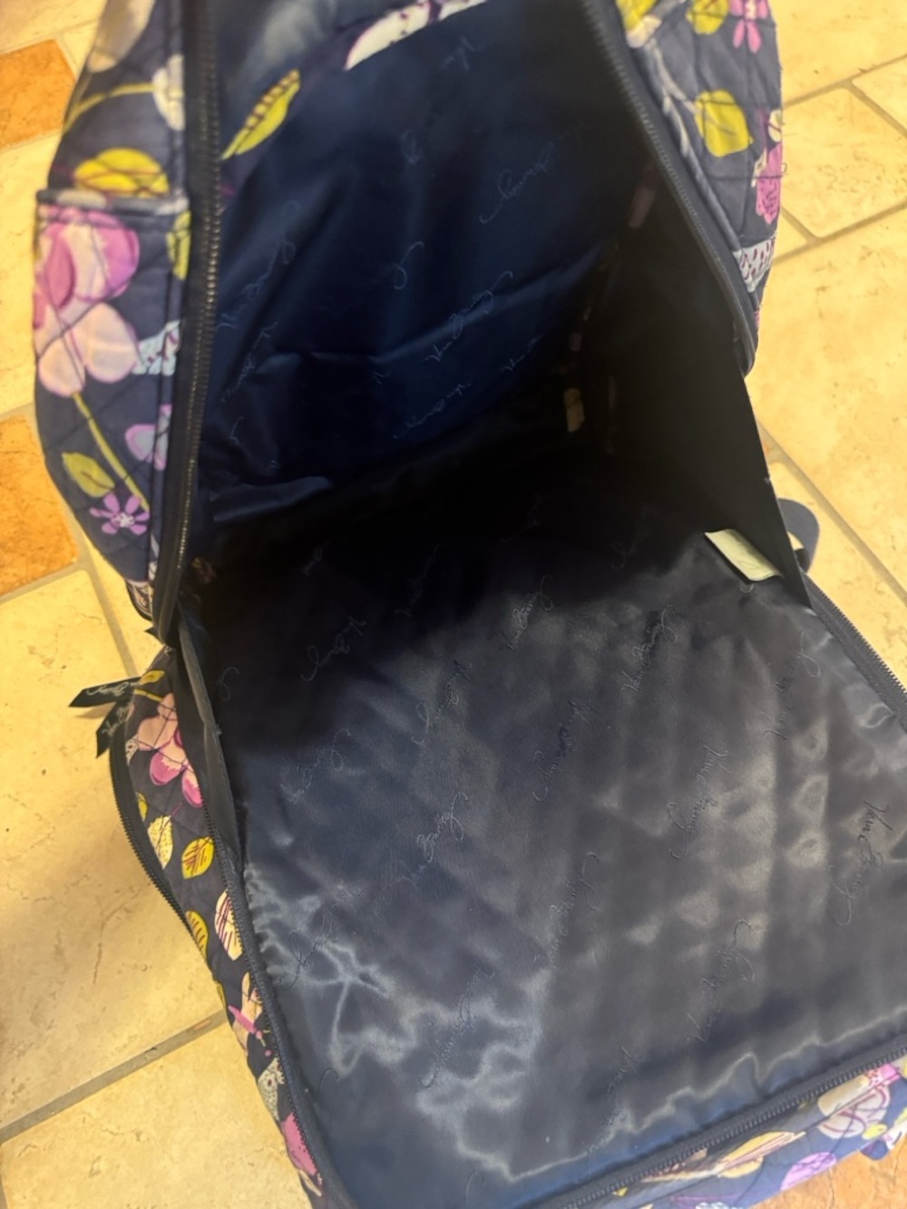 Bradley Campus Backpack in Nightingale floral print RETIRED PATTERN - Picture 7 of 9